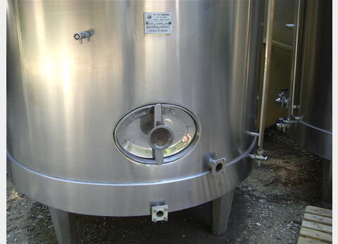 Cuve inox de stockage 89.40hls - Marque : Lagouarde, année 1990