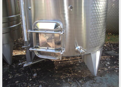 Cuve Inox 304 de vinification 43 hls - Fond conique sur pieds