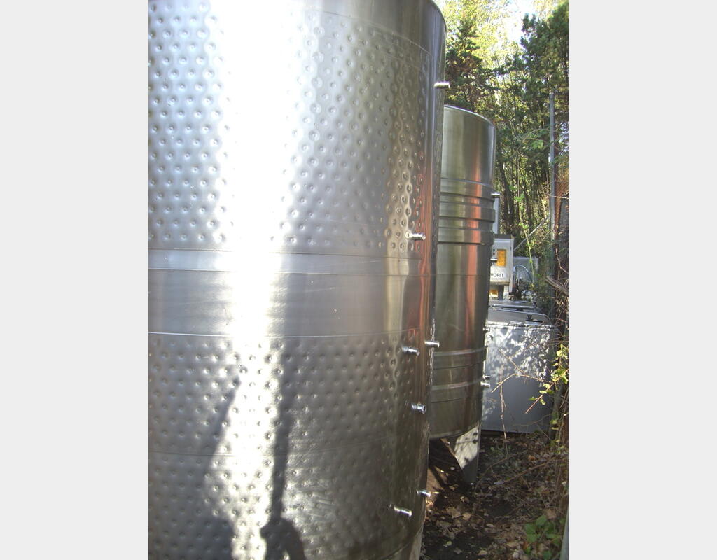 Cuve Inox 304 de vinification 43 hls - Fond conique sur pieds