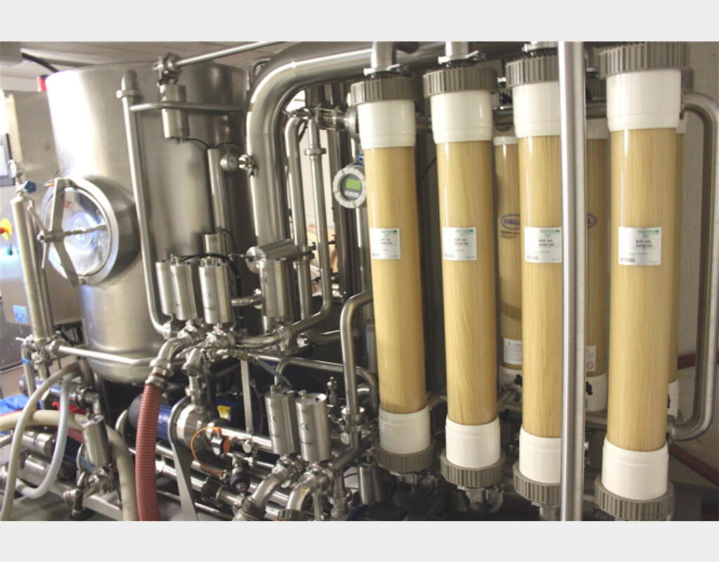 Filtre tangentiel pour microfiltration - Sortie moyenne : 10.000 - 15.000 L/h