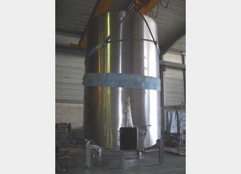 Cuve de stockage/vinification en INOX - Volume : 362 hectos (36200 litres)