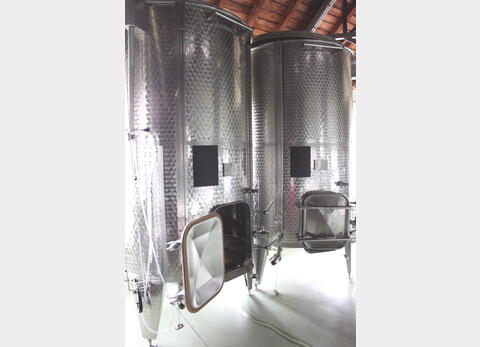 Cuve à chapeau flottant en INOX 304L - Volume : 2900 litres