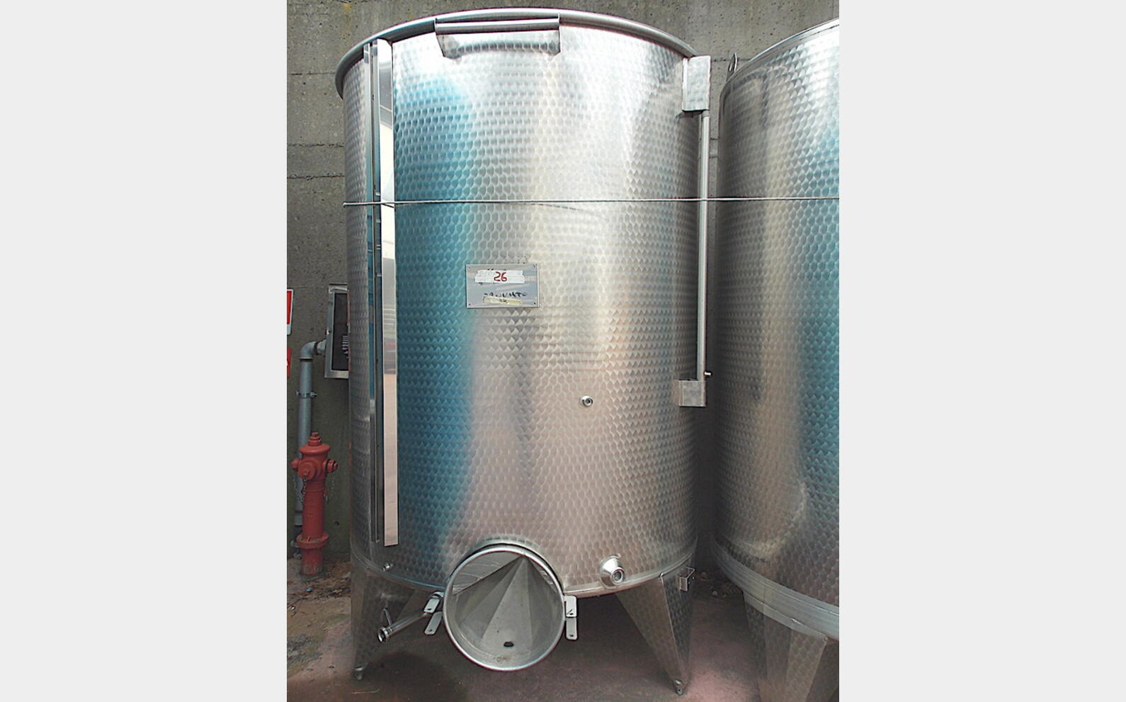 Cuve à chapeau flottant en INOX - Volume : 4000 litres