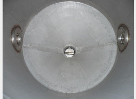 Cuve de stockage INOX - Cylindrique verticale à roulettes