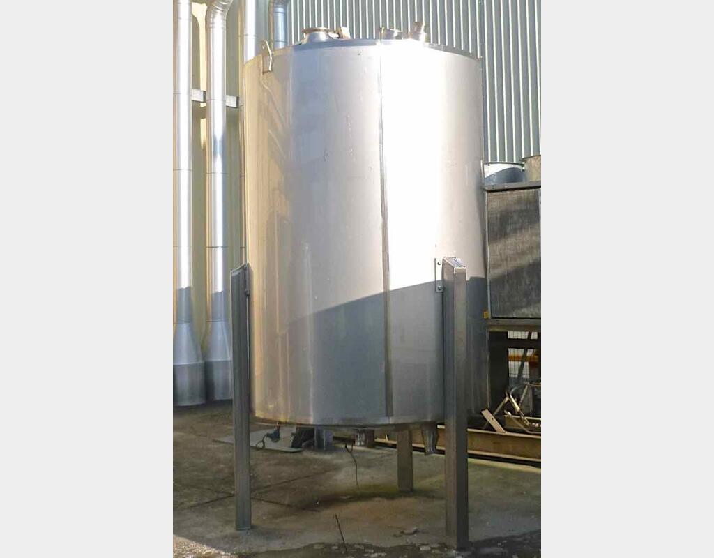 Cuve de stockage inox - Volume : 4000 litres