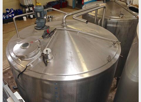 Cuve agitée INOX   - volume : 12 000 litres