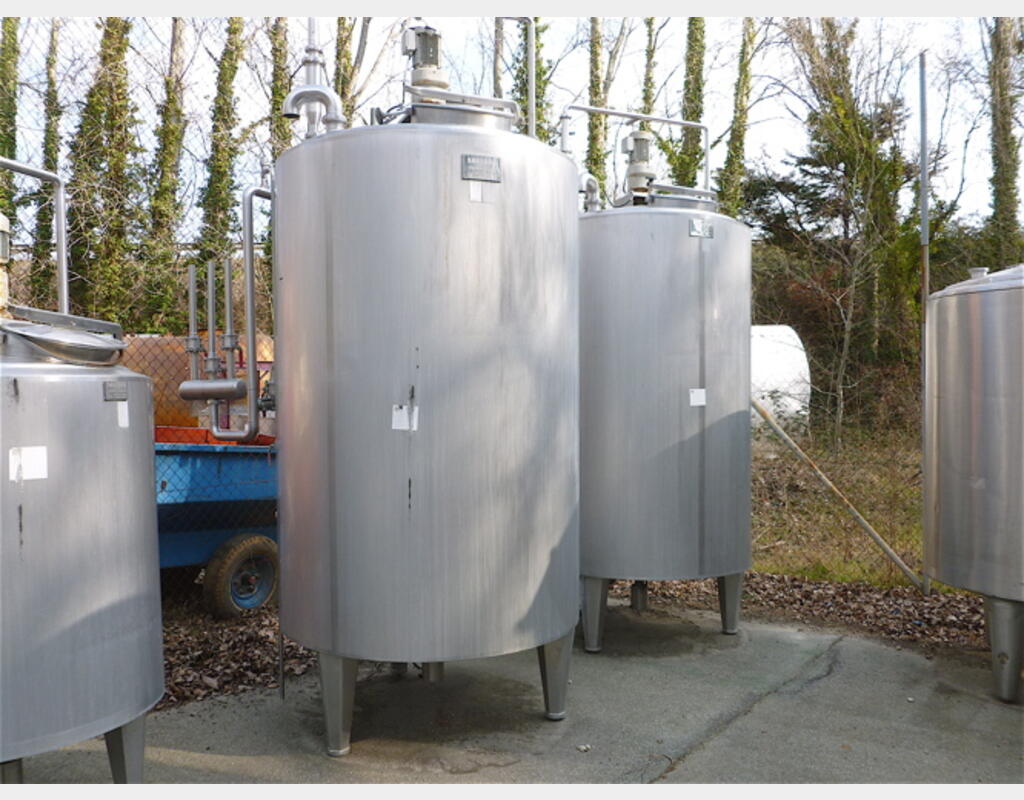 Cuve INOX fermentation double paroi - Marque : SASSARO TANK