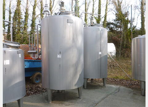 Cuve INOX fermentation double paroi - Marque : SASSARO TANK