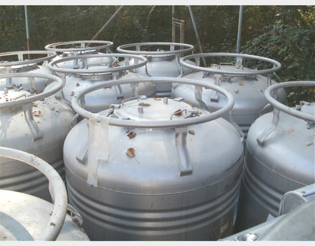 Conteneur de stockage INOX 316L (1.4404) - Volume : 1000 litres
