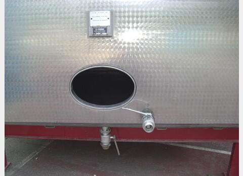 Cuve de stockage en INOX - Volume : 50 hecto (5000 litres)