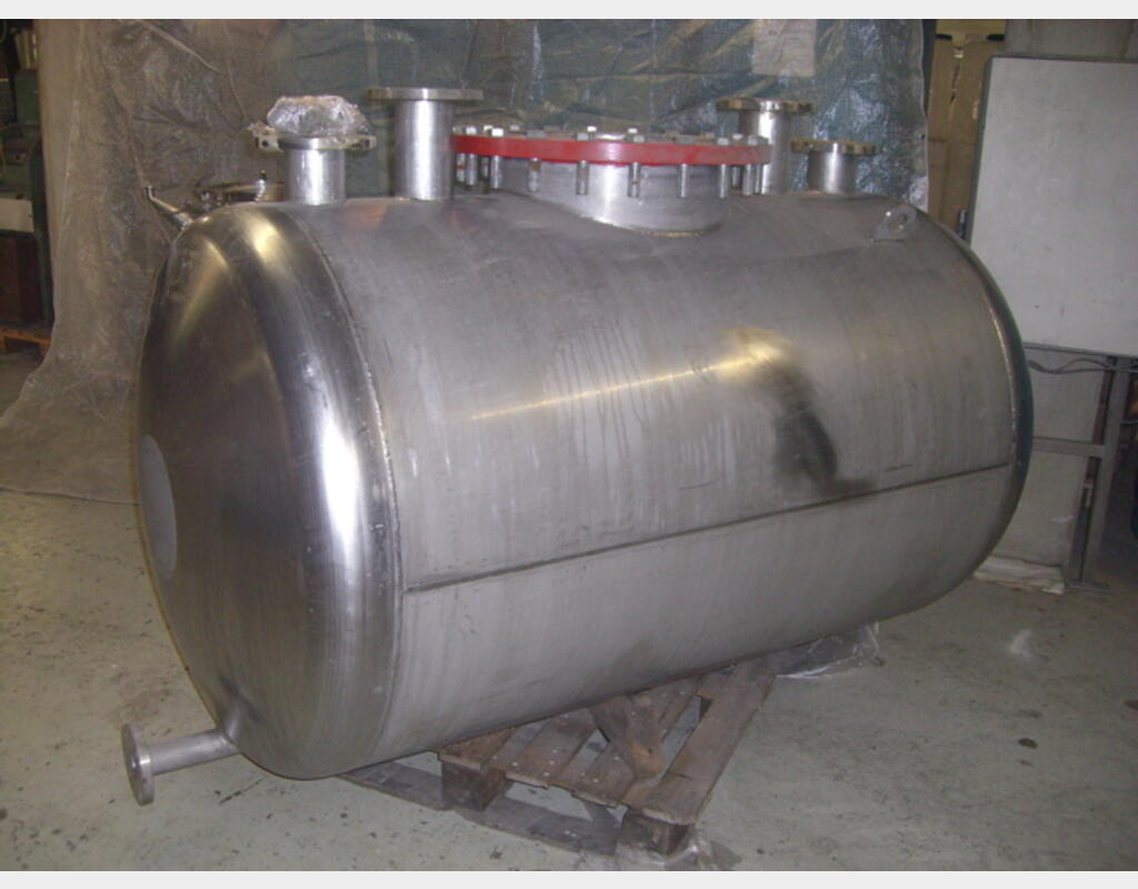 Cuve de stockage INOX - Cylindrique horizontale