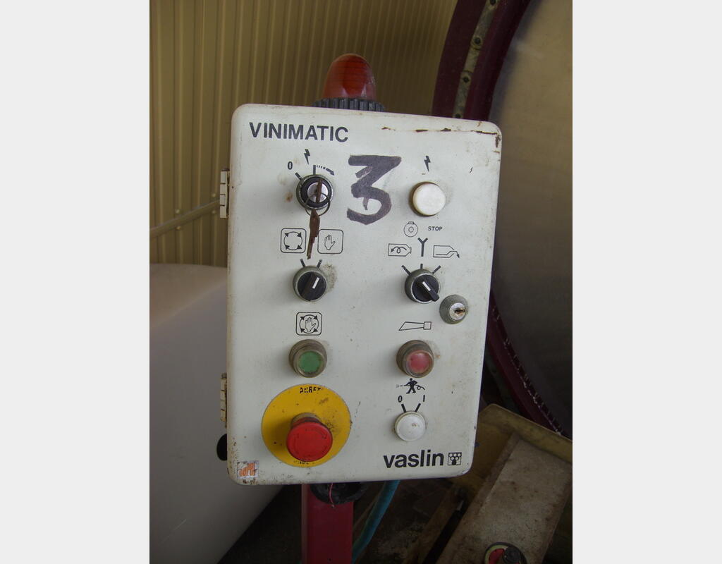 Cuve inox de vinification de 65 hls  - Type VINIMATIC 65, Vaslin Bucher