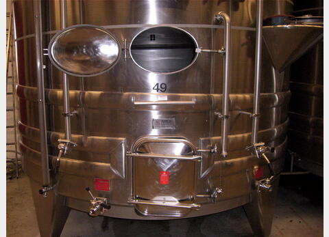 Cuve inox de vinification 180hls - Marque : LEJEUNE, année 2001