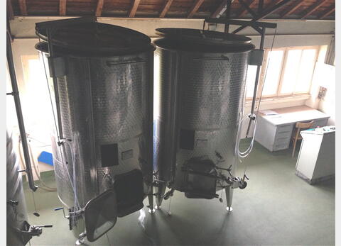 Cuve à chapeau flottant en INOX 304L - Volume : 2900 litres