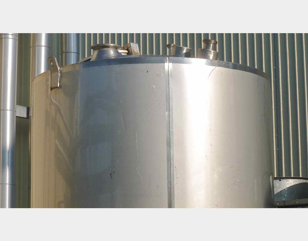 Cuve de stockage inox - Volume : 4000 litres