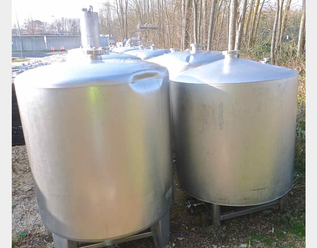 Cuve de stockage inox - Volume : 1000 litres