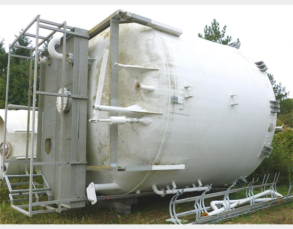 Cuve de stockage en fibre de verre - Volume : 84 m3 (84.000 litres)