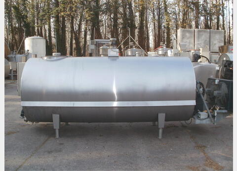 Tank à lait - Volume : 2580 litres