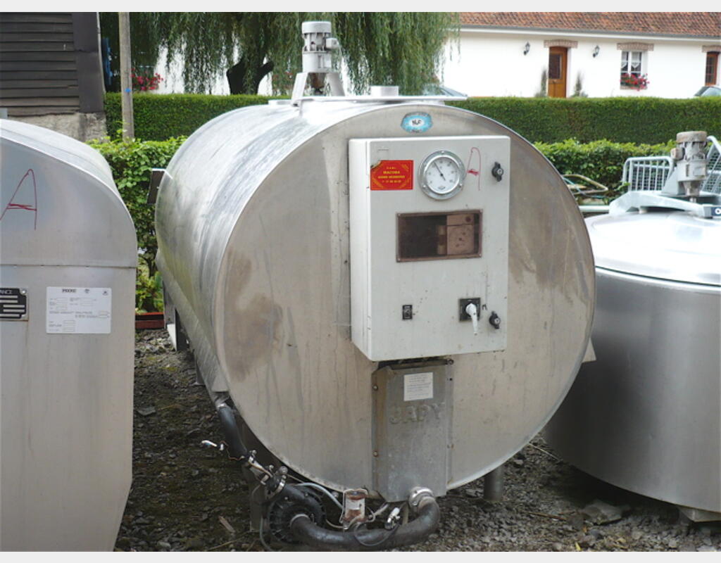 Tank à lait INOX 304 - Marque : JAPY