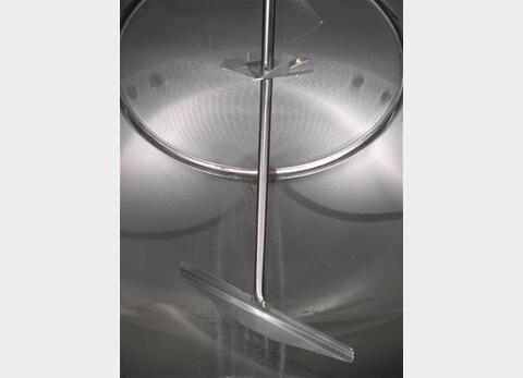 Cuve avec groupe de froid, INOX 304L - Cylindrique horizontale sur pied