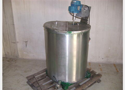 Cuve de mélange, INOX 304L - Cylindrique verticale