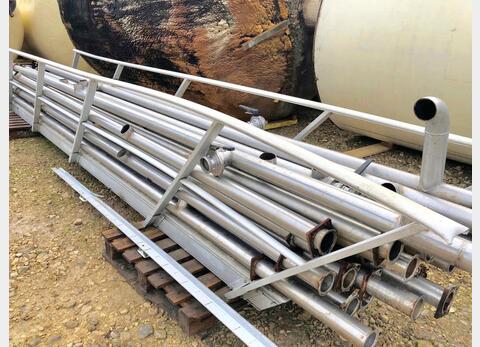 Stainless steel tube, valves - stairs, gateway