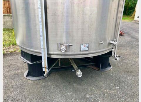 Stainless steel tank 316L - Closed - Agitated