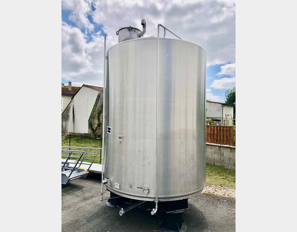 Stainless steel tank 316L - Closed - Agitated