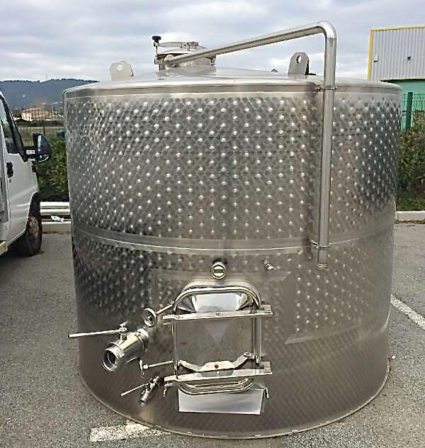 Cuve inox de stockage - Volume : 45HL (4500 litres)