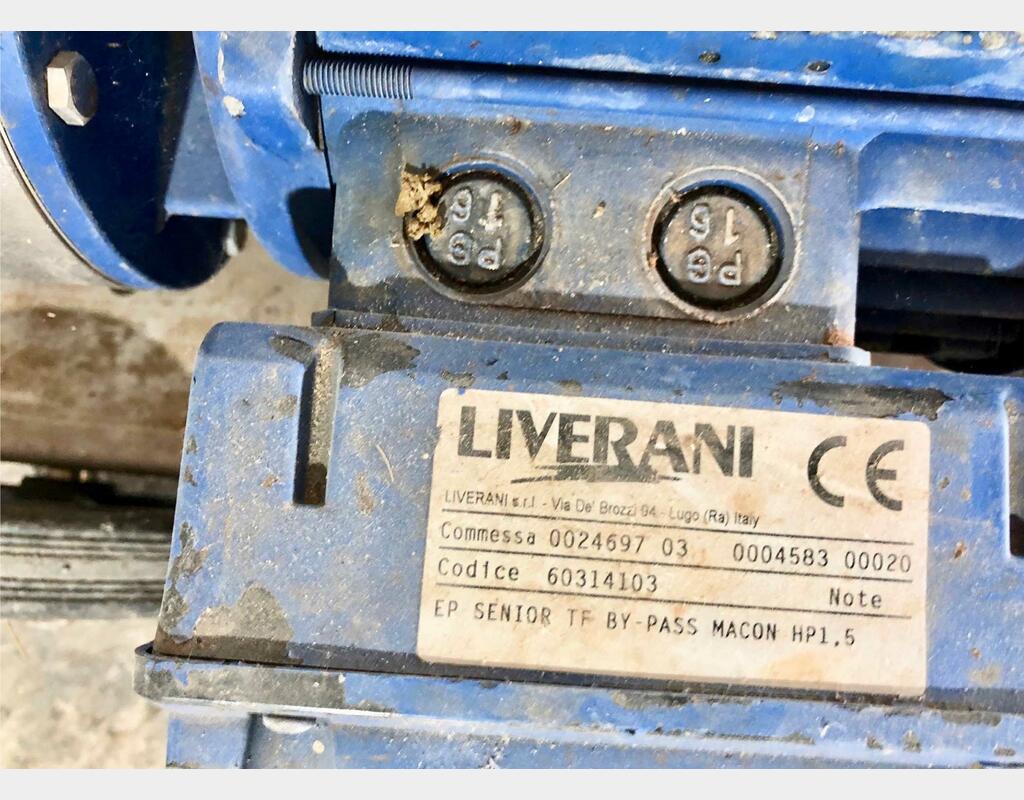 Pompe Liverani - 80 HL/ havec By pass