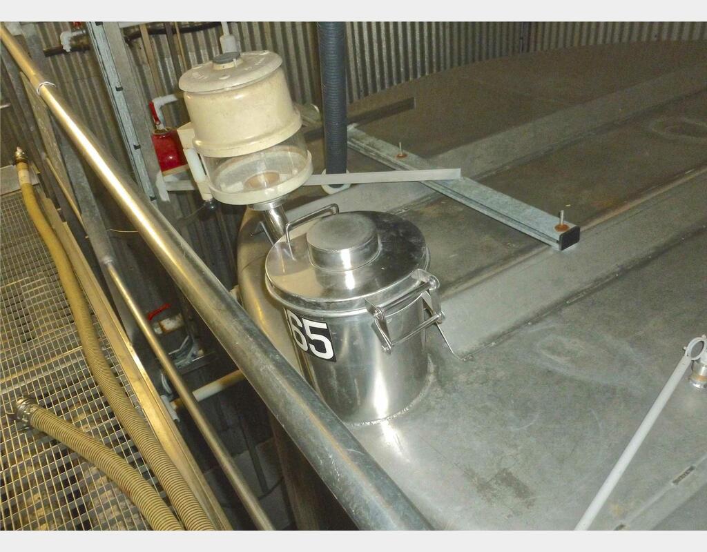 Cuve de stockage inox refroidie - Volume : 350 hectos (35000 litres)