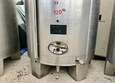 Stainless steel tank - Cylindrical - Vertical