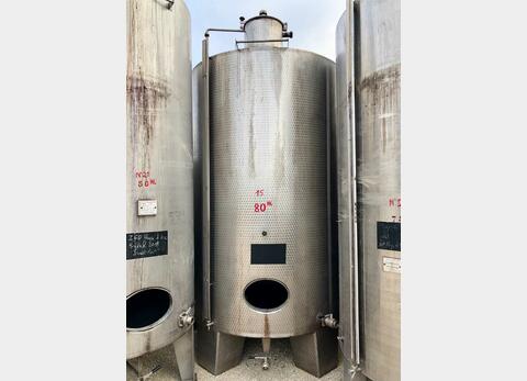 Stainless steel tank - Cylindrical - Vertical