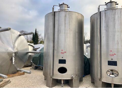 Stainless steel tank - Cylindrical - Vertical