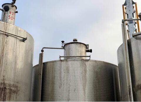 Stainless steel tank - Cylindrical - Vertical