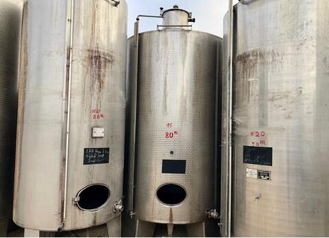 Stainless steel tank - Cylindrical - Vertical