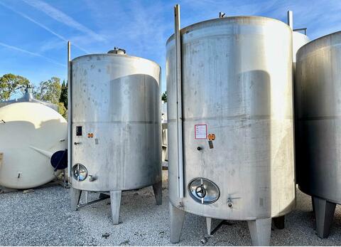 Stainless steel tank - Conical base