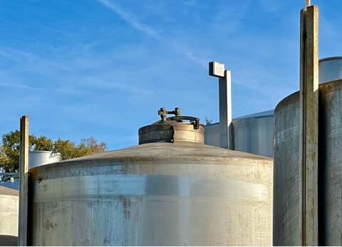 Stainless steel tank - Conical base