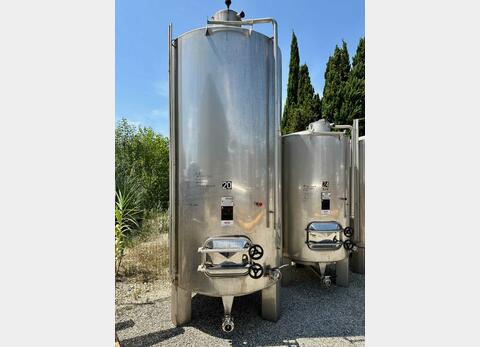 316 stainless steel tank - Conical bottom on feet