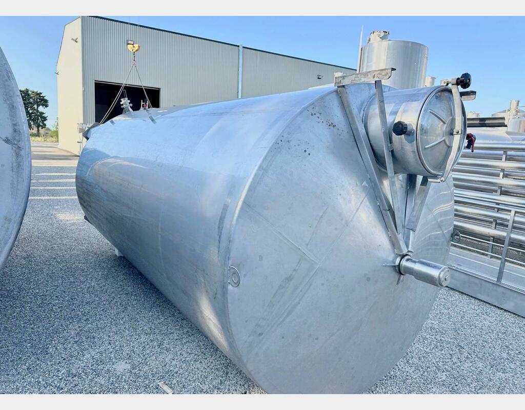 316 stainless steel tank - Conical bottom on feet