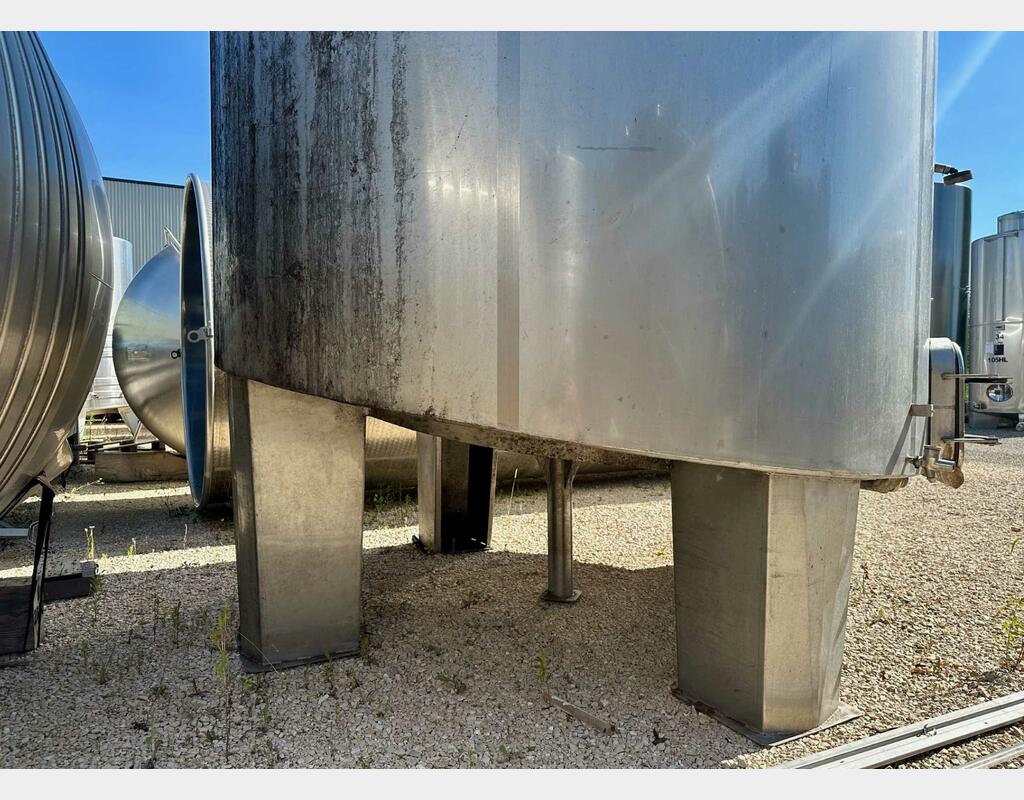 316 stainless steel tank - Flat bottom