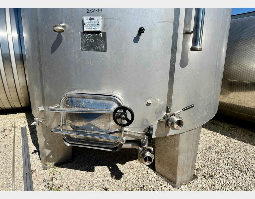 316 stainless steel tank - Flat bottom