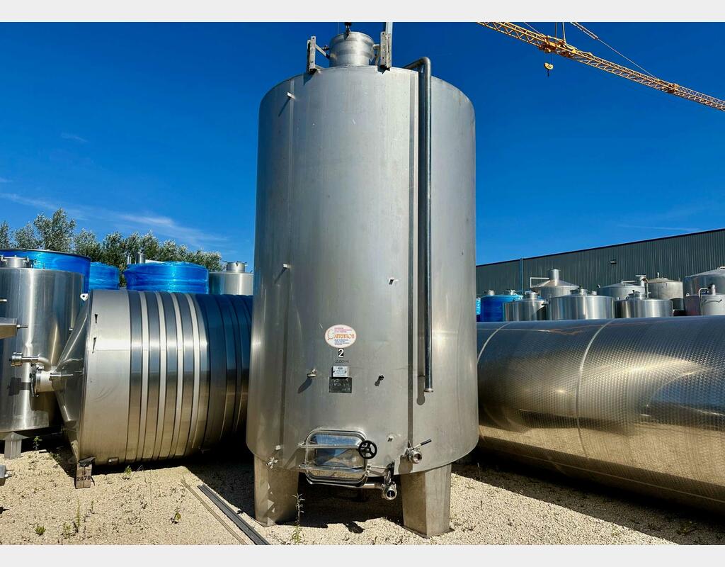 316 stainless steel tank - Flat bottom