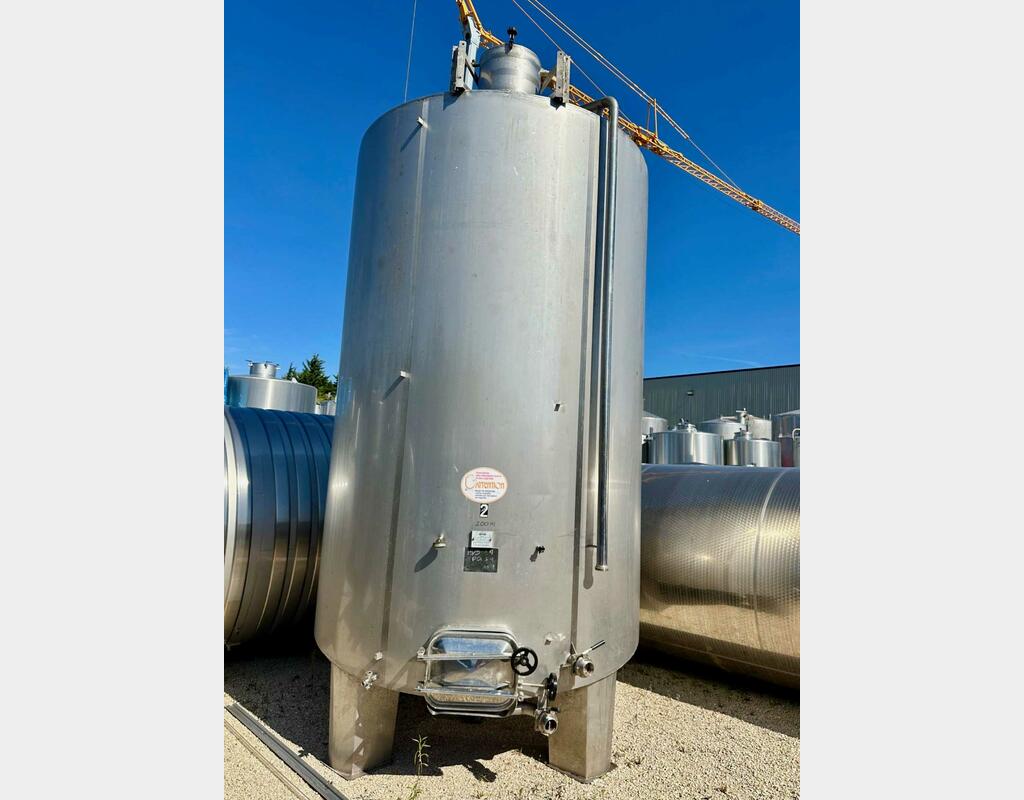 316 stainless steel tank - Flat bottom