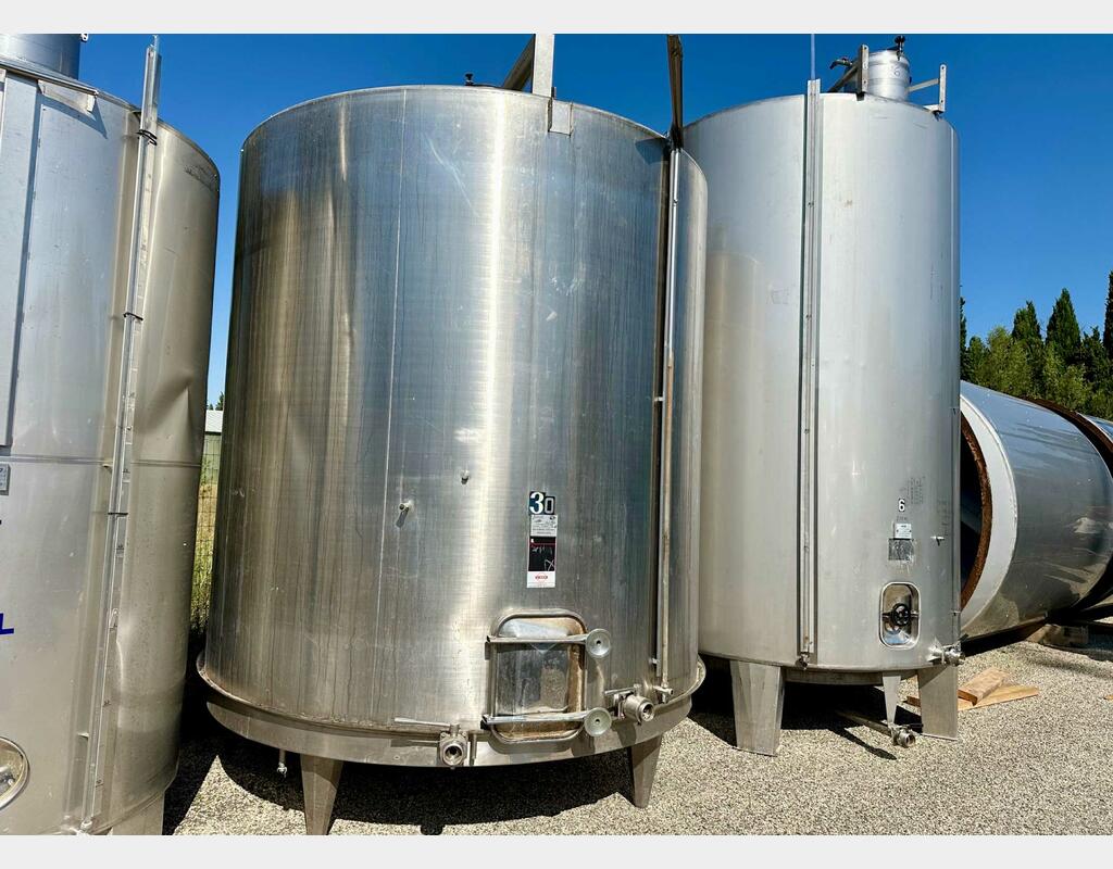 316 stainless steel tank - Flat bottom