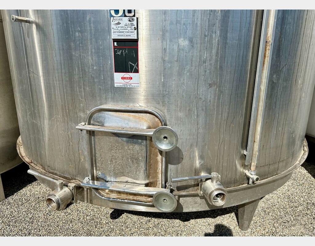 316 stainless steel tank - Flat bottom