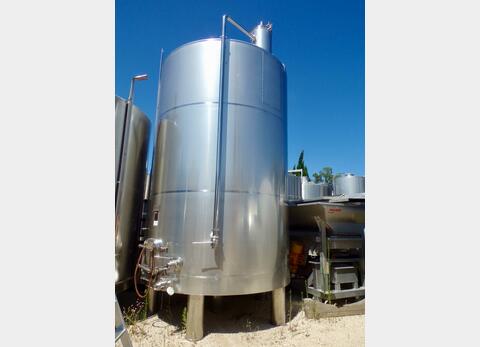 316 stainless steel tank - Conical bottom on feet