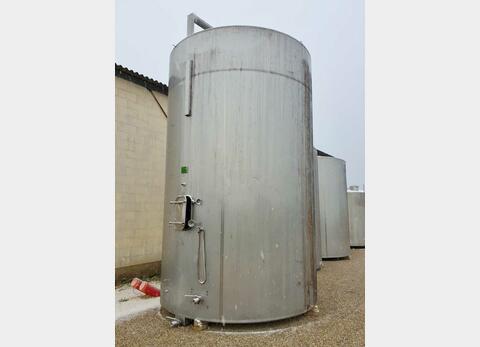 Flat-bottomed stainless steel tank - Storage