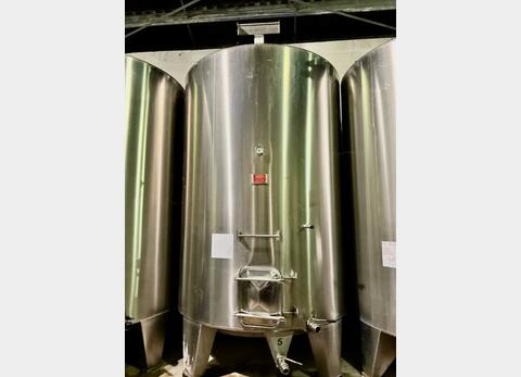 304 stainless steel tank - Enclosed - Conical bottom on feet