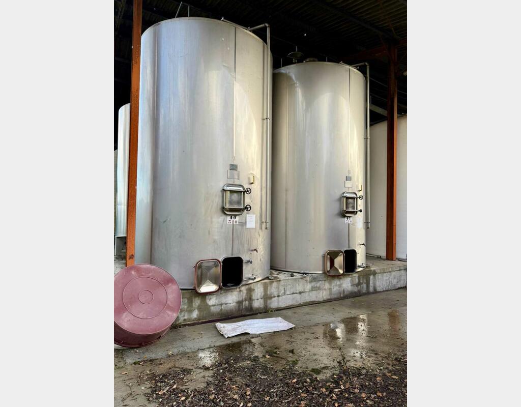 304 stainless steel tank - Closed - Flat bottom